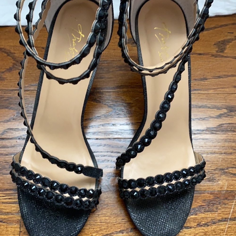 Black formal Darrla heeled Sandal